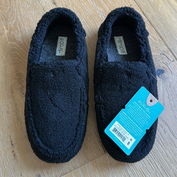 Olukai Nohea Heu Slipper in Black - Picture 4 of 7